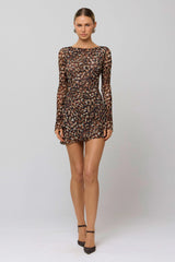 Mia Mini Dress in Terra