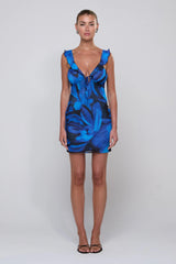 Reese Mini Dress in Lagoon